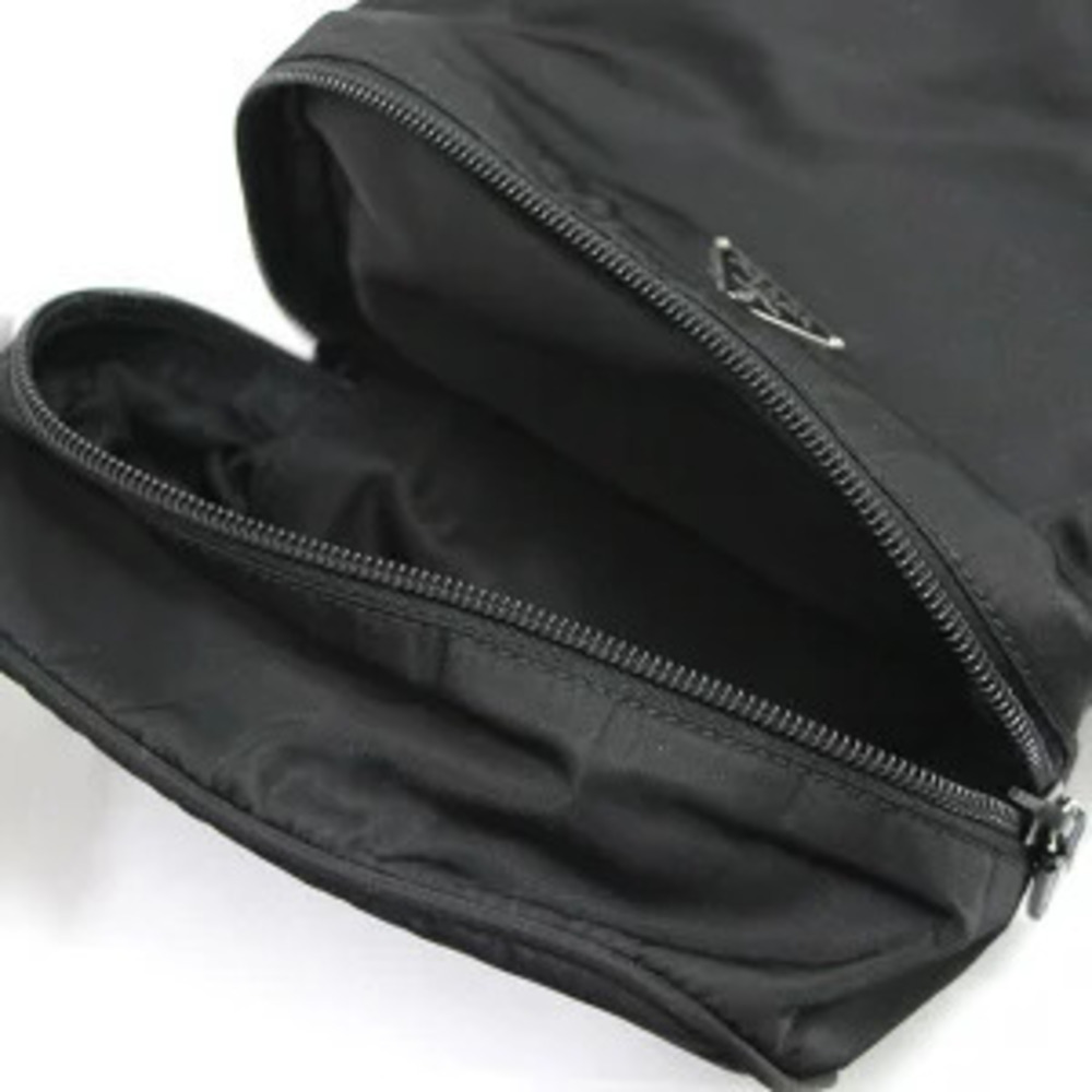 Prada Triangle Drawstring Handbag Black - Picture 5 of 5